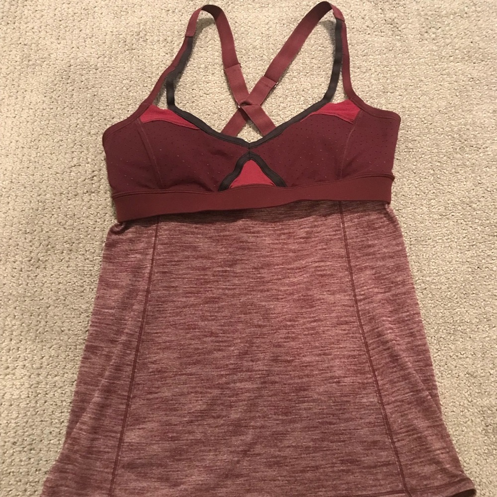 Maroon Lululemon Tank